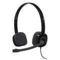 Logitech H151 Computer  On Ear Headset kabelgebunden Stereo Schwarz Mikrofon-...