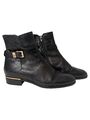 HöGL Stiefelette Schwarz Gr. 36; 36.5 Damen Blockabsatz Schnalle