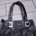 S. Oliver Handtasche schwarz Henkeltasche Handtasche Schultertasche Kunstleder