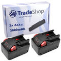 2x AKKU 28V 3000mAh Battery für AEG Milwaukee V28BS V28BS/0 V28JSB V28SX V28MS