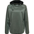 Hummel Herren Hoodie in schwarz grün und blau - Sport Kapuzenpullover für Männer