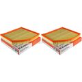 2x MAHLE / KNECHT LX 982 Luftfilter Air Filter