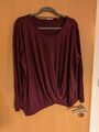 Pullover Gr. 46 S.Oliver rot langarm Damen