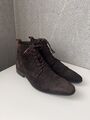 Herren Schnürschuhe/Boots Gr. 44 Wildleder Braun