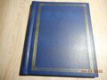 Foto Album blau 1995 original ohne Bilder 29x25x1 cm Kunstleder 10 Blatt A4