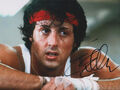 SYLVESTER STALLONE Original Autogramm signiertes 20x26 Großfoto Portrait Rocky