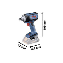 Bosch Professional GDS 18V-300 Solo 06019D8201 Akku-Drehschlagschrauber 300 N...