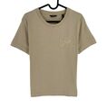 GANT Damen Dunkelbeige Tonal Archive Shield Rundhals Ss T-Shirt Größe M