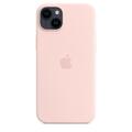 Original Apple Silikon Hülle/Abdeckung für iPhone 14 Plus - Kreide Pink - Neu