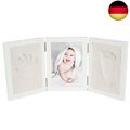 Bieco Set für Gipsabdruck Baby Hand und Fuß | komplettes Baby Abdruckset mit 3D 