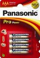 Panasonic Pro Power Gold AAA LR03 Micro Batterie 1,5V 4er-Blister