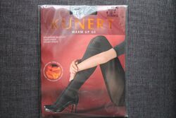 KUNERT Warm up Strumpfhose Gr. 40-42 Mocca 60 den blickdicht Neu OVP