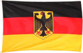 Flagge Deutschland mit Adler 90 x 150 cm