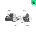 1x Starter ERA 220001A passend für FIAT OPEL CHEVROLET