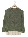 HOLLISTER Strickpullover Damen Gr. DE 36 khaki-weiß Casual-Look