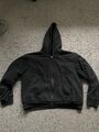 Hollister Sweatjacke Teddyfutter Hoodie Mit Reißverschluss Schwarz L Gefüttert 