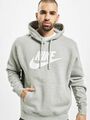 Nike Herren Sportswear Club Fleece Hoodie Pullover Sweatshirt Schwarz, Grau S,M,L,XL