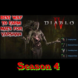 Diablo 4 Varshan Mats 25x-50x Sets Season 4 Softcore | SCHNELLE LIEFERUNG