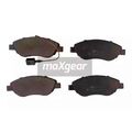 1x ORIGINAL® Maxgear 19-0904 Bremsbelagsatz, Scheibenbremse Vorne, exkl.