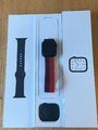 Apple Watch Serie 7, 45 mm Mitternacht Alu Mid Sport Band GPS + Handy