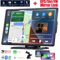 9"Zoll Drahtlos Tragbares Autoradio Apple CarPlay& Android Auto Touchscreen GPS