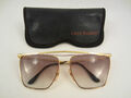 LAURA BIAGIOTTI DESIGNER LB SONNENBRILLE V 82 147 VINTAGE SUNGLASSES +ETUI ITALY