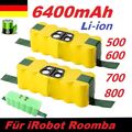 6400mAh AKKU für iRobot Roomba 500 600 700 800 595 620 650 780 880 870 R3 ACCU