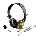 Hama PC-Headset HS-10 Camouflage im Army-Style Stereo für Gaming VoiP Skype