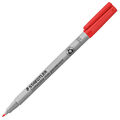 10 STAEDTLER Lumocolor Folienstifte rot 0,6 mm non-permanent