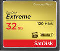 SANDISK Extreme, Compact Flash Speicherkarte, 32 GB, 120 MB/s