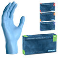 Nitril Handschuhe Extra Stark Einmal Handschuhe Blau ARNOMED Einweghandschuh