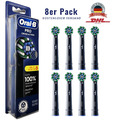 8 Stück Oral-B Pro Cross Action Aufsteckbürsten Ersatzbürstenköpfe Bürstenköpfe