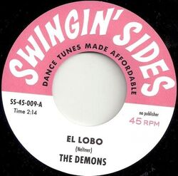 7"✦THE DEMONS "El Lobo"✦LOS VAMPIRIANOS"El Vampiro"✦Superb Instrumental Dancers♫