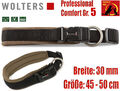 Wolters Halsband Professional Comfort 5 Hundehalsband gepolstert schwarz-braun