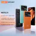 CUBOT Note 21 16GB+128GB Ohne Vertrag Handy Android 13 5200mAh Fingerabdruck GPS