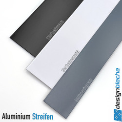 Alu Bleche beschichtete Bleche anthrazit Blech Farbige Bleche Alu Leiste RAL7016Aluminium Blech Anthrazitgrau in 0,8 und 1,5 mm Stärke