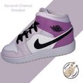 Nike Jordan 1 Mid GS Barely Grape GS Damen Sneaker Turnschuhe Neu