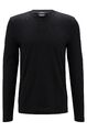 Neues schwarzes HUGO BOSS Slim Fit Langarmshirt, Longsleeve, reine Baumwolle XL