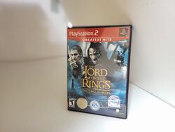 Lord of the Rings: the Two Towers PS2 NTSC CIB W/Reg Card (V/Good) #D43