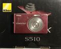 Nikon COOLPIX S510 Pink 8,1 MP 3x optischer Zoom Digitalkamera aus Japan