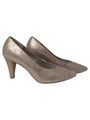 GABOR Pumps Gr. 37,5 Grau High Heels Strass Damen Schuhe