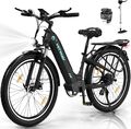 HITWAY 26" E Bike 250W Elektro Fahrrad 25km/h Mountainbike 18Ah 48V E Fatbike