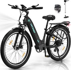 HITWAY 26" E Bike 250W Elektro Fahrrad 25km/h Mountainbike 18Ah 48V E Fatbike