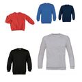 B&C Kinder Sweatshirt Set-In Langarm Rundhals 6 Farben Gr.98-164 WK680 NEU