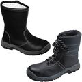 Winterstiefel Arbeitsstiefel Sicherheitsschuhe Arbeitsschuhe gefüttert Pelz S3