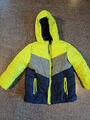 Skijacke Winterjacke Jungen Dunkelblau-grau  Gr. 122