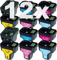 12x XL PATRONEN für HP363 C5180 C6250 C7180 C7280 C8180 3110 3210 3310 8230 8250