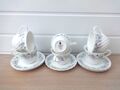 Wedgwood 'Angela' Fluted Bone China 6 Teetassen und 5 Untertassen