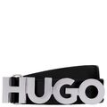 HUGO Zula Women's - Ledergürtel mit Logo-Schließe 3.5 cm *NEU*