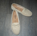 GABOR MOKASSIN BALLERINA SLIPPER Beige 5 G GR. 38 NEUW